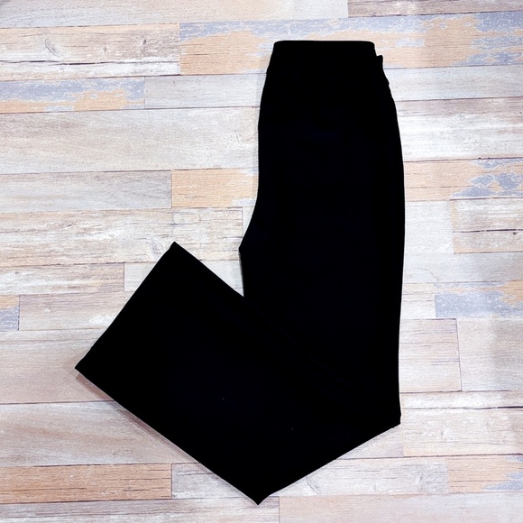 RACHEL ZOE Black wide-leg pants | Gold button nautical style | Size 8 * - Picture 6 of 8